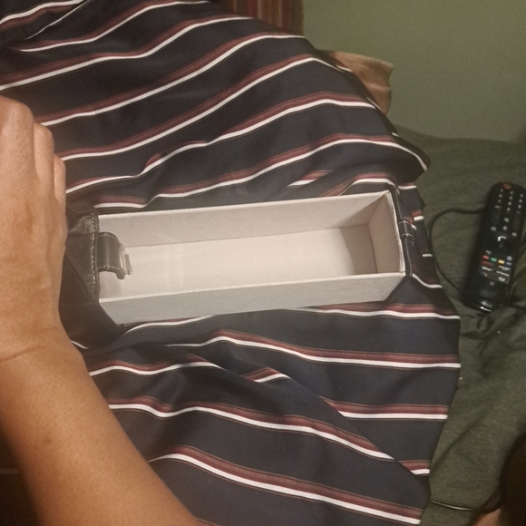 Vintage Black Leather Medical Bag/purse with Secret Locked Compartment - Picture 2 of 12